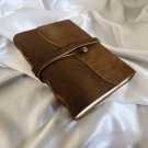 Leather diary Notebook Leather Normal Paper, Brown Journal, Leather Lace Dairy Size - 7 x 5 in