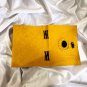 Yellow, Leather diary, Notebook, Normal Paper, stone Embossed design,Leather Journal Size - 7 x 5 in