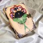 Leather diary, Notebook, Leather, Vintage paper, Printed design, Leather Journal Size - 7 x 5 in