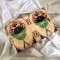Leather diary, Notebook, Leather, Vintage paper, Printed design, Leather Journal Size - 7 x 5 in