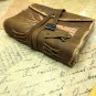 Brown,Leather diary,Notebook,Leather Journal,Vintage paper,Tree Embossed design,Size - 7 x 5 in