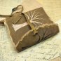 Brown,Leather diary,Notebook,Leather Journal,Vintage paper,Tree Embossed design,Size - 7 x 5 in
