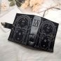 Black,Leather diary,Notebook,Leather Journal,Vintage paper,Door/During Printed design,Size - 7x5 in