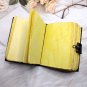 Black,Leather diary,Notebook,Leather Journal,Vintage paper,Door/During Printed design,Size - 7x5 in