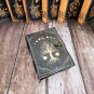 Leather diary,Leather Journal,Vintage paper, Moon Face Printed design,Size - 7 x 5 in