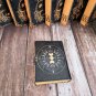 Leather diary,Leather Journal,Vintage paper, Moon Face Printed design,Size - 7 x 5 in