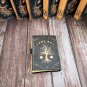 Leather diary,Leather Journal,Vintage paper, Moon Face Printed design,Size - 7 x 5 in
