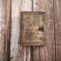 Leather diary,Leather Journal,Vintage paper, Owl Embossed design,Size - 7 x 5 in
