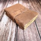 Brown,Leather diary,Leather Journal,Vintage paper, Wedding Gift,Size - 7 x 5 in