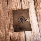 Leather diary, Normal Paper, Blue stone with Embossed design,Leather Journal Size - 7 x 5 in
