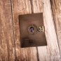 Leather diary, Normal Paper, Blue stone with Embossed design,Leather Journal Size - 7 x 5 in