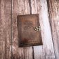 Leather diary, Normal Paper, Rose with Embossed design,Leather Journal Size - 7 x 5 in