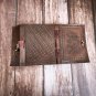 Leather diary, Normal Paper, Rose with Embossed design,Leather Journal Size - 7 x 5 in