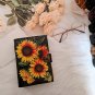 Leather diary,Leather Journal,Vintage paper, Sunflower Printed design,Size - 7 x 5 in