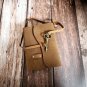 Brown, Leather diary,Leather Journal,Vintage paper, Key lock  Size - 7 x 5 in