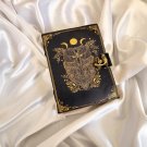Leather diary,Leather Journal,Vintage paper, Aul with Moon & Sun Printed design,Size - 7 x 5 in Leather diary,Leather Journal,Vintage paper, Aul with Moon & Sun Printed design,Size - 7 x 5 in