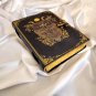 Leather diary,Leather Journal,Vintage paper, Aul with Moon & Sun Printed design,Size - 7 x 5 in