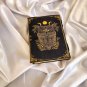 Leather diary,Leather Journal,Vintage paper, Aul with Moon & Sun Printed design,Size - 7 x 5 in