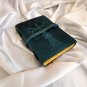 Leather diary, Vintage Paper, Mother of Earth Embossed design,Leather Journal Size - 7 x 5 in