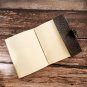 Brown Leather diary, Normal Paper, The Journey Embossed design,Leather Journal Size - 7 x 5 in