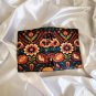 Handmade,Leather diary, Leather Journal,Vintage paper, Flower Printed design,Size - 7 x 5 in