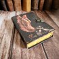 Handmade,Leather diary, Leather Journal,Vintage paper, Printed design, Size - 7 x 5 in