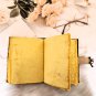Handmade,Leather diary, Vintage paper, Moon Printed design, Size - 7 x 5 in