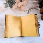 Handmade,Leather diary, Vintage paper,  Printed design, multi colour, Size - 7 x 5 in
