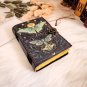 Handmade,Leather diary, Vintage paper, Printed design, multi colour, Size - 7 x 5 in