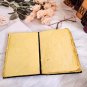 Handmade,Leather diary, Vintage paper, Printed design, multi colour, Size - 7 x 5 in