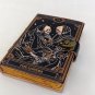Handmade,Leather diary, Vintage paper, THE Lovers Printed design, multi colour, Size - 7 x 5 in