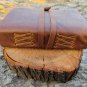 Handmade,Leather diary, Vintage multi colour paper, , Size - 7 x 5 in