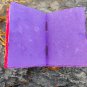 Handmade,Leather diary, Vintage multi colour paper, , Size - 7 x 5 in