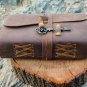 Handmade,Leather diary, Vintage multi colour paper, , Size - 7 x 5 in