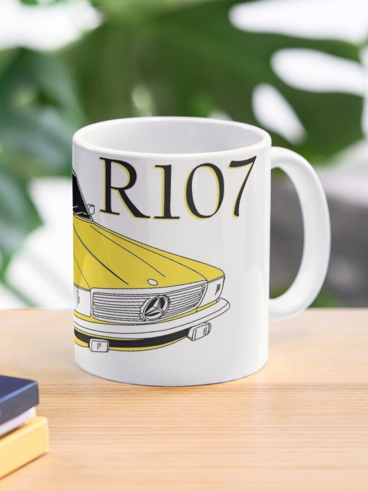 Mercedes R107 Sl Yellow Coffee Mug