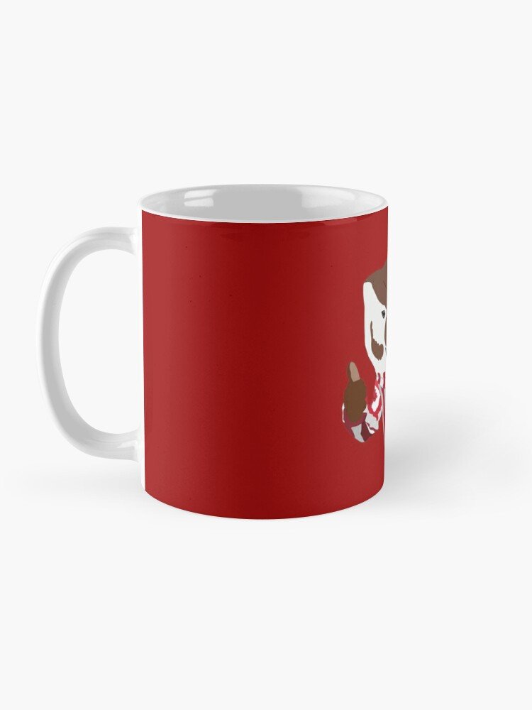 Bucky Badger Cartoon Drawing Coffee Mug