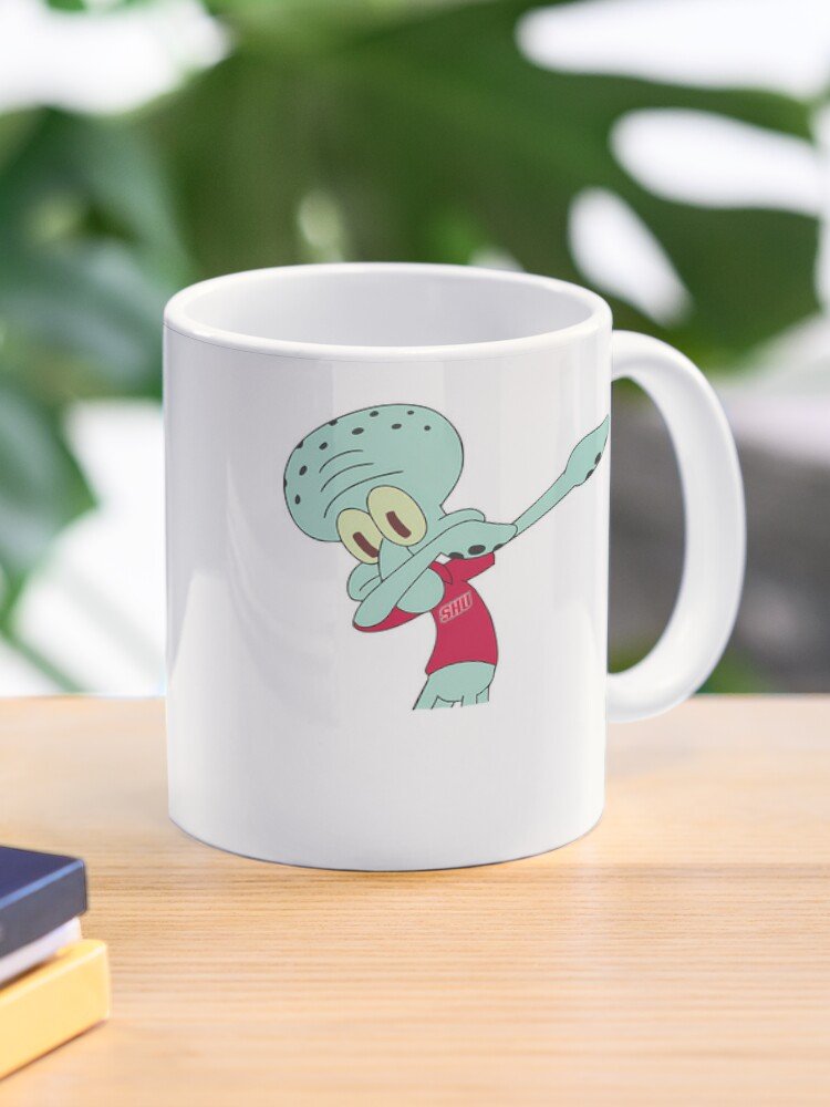 Squidward Tentacles Sacred Heart University Shu Coffee Mug