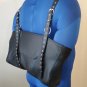 Synthetic LEATHER BDSM BONDAGE Square Armbinder Single Glove Restraint Arm Cuff Escapology Fetish