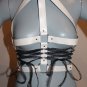 AUTHENTIC LEATHER Halter Neck Laced Chest Harness Punk Rock Gothic Fetish CIRCE