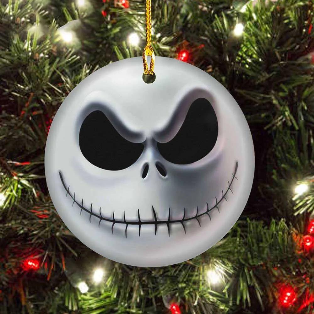 Nightmare Before Christmas Jack Skellington Movie Ceramic Christmas Ornaments