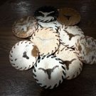 Cowhide Hair On Leather Coasters Pack of 50 and Pack of 100