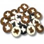 Cowhide Hair On Leather Coasters Pack of 50 and Pack of 100