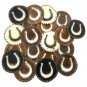 Cowhide Hair On Leather Coasters Pack of 50 and Pack of 100
