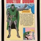 Dr Doctor Doom by Jack Kirby 9x12 FRAMED Marvel Comics Vintage Art Print Poster