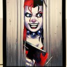 Harley Quinn Shining homage by Amanda Conner 11x14 FRAMED DC Comics Art Print Po