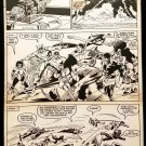 Secret Wars #1 pg. 29 by Mike Zeck 11x17 FRAMED Original Art Poster Marvel Comic