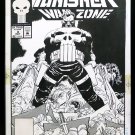 Punisher War Zone #3 John Romita Jr 11x17 FRAMED Original Art Poster Marvel Comi