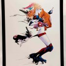 Harley Quinn by Jae Lee FRAMED 12x16 Art Print DC Comics Poster