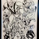 Avengers #58 pg. 8 by John Buscema 11x17 FRAMED Original Art Print Marvel Comics