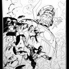X-Men #90 by Alan Davis 11x17 FRAMED Original Art Poster Marvel Comics